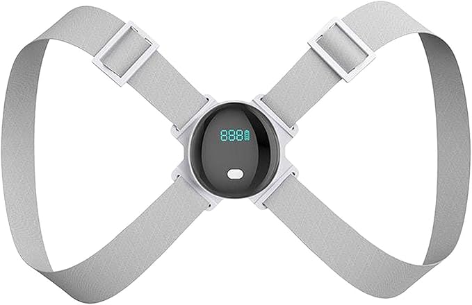 Corrector de Postura Inteligente con Pantalla LED y Sensor de Vibración