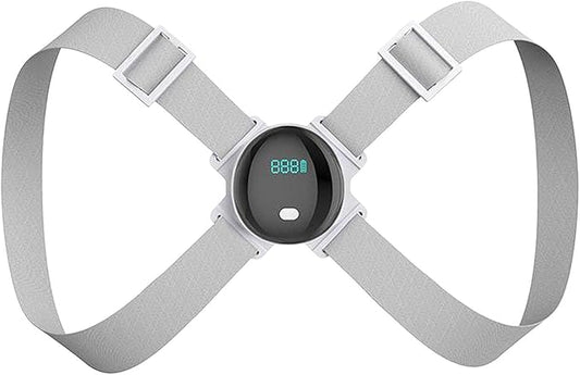 Corrector de Postura Inteligente con Pantalla LED y Sensor de Vibración